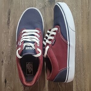 Vans Atwood Sneakers Size Mens 10 Blue And Red